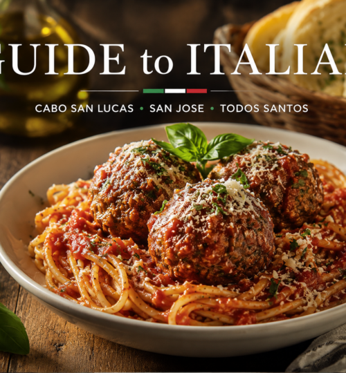 Best Italian restaurants Los Cabos fresh pasta with sauce
