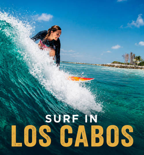 Surfer riding a wave at Zippers break in Los Cabos, capturing the spirit of surf Los Cabos, the breaks, the legends, the life