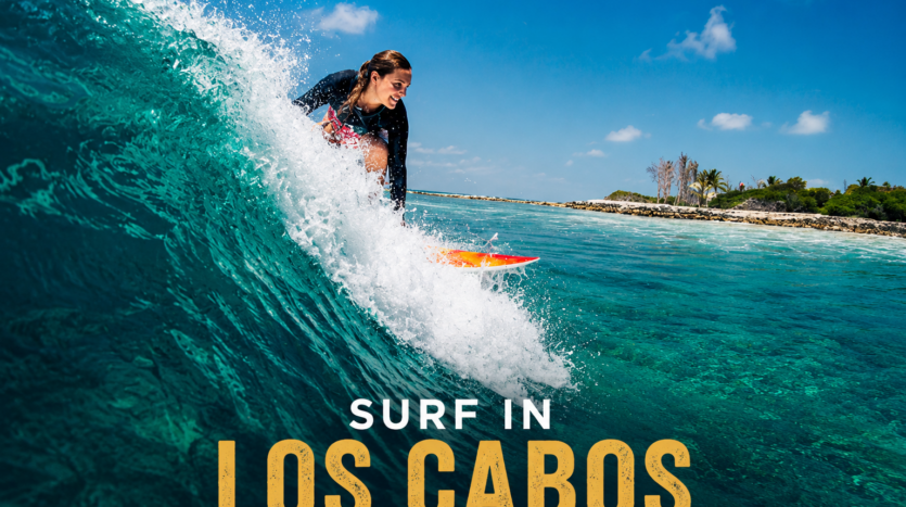 Surfer riding a wave at Zippers break in Los Cabos, capturing the spirit of surf Los Cabos, the breaks, the legends, the life