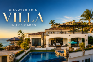Villa Ocho 8, a luxury villa in Los Cabos with ocean views, pool deck, and split-wing layout in the Cabo Colorado community of the San Jose Corridor