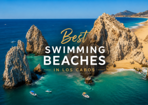 Couple enjoying ocean views in Los Cabos, representing the lifestyle available to those who choose to move to Baja before retirement