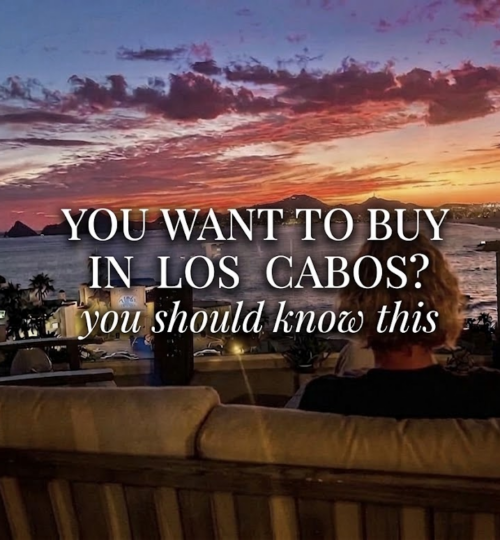Buyer reviewing Los Cabos real estate options along the corridor with ocean views representing the five key questions to answer before you buy in Los Cabos
