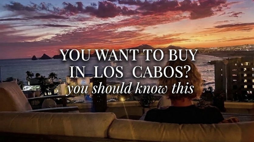 Buyer reviewing Los Cabos real estate options along the corridor with ocean views representing the five key questions to answer before you buy in Los Cabos