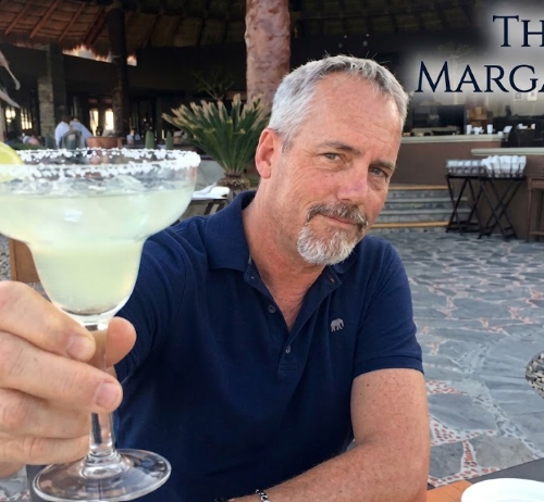 Classic margarita served in a salt-rimmed glass at Hussong's Cantina in Ensenada representing the birthplace of margarita history in Baja California in 1941