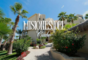 Infinity pool and modern condo terrace at a Los Cabos corridor community representing the best time to buy in Los Cabos during the current buyer's market with units starting in the low $200Ks